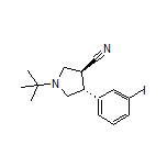 (3S,4R)-1-(tert-Butyl)-4-(3-iodophenyl)pyrrolidine-3-carbonitrile