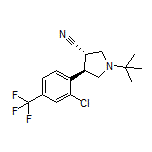 (3S,4R)-1-(tert-Butyl)-4-[2-chloro-4-(trifluoromethyl)phenyl]pyrrolidine-3-carbonitrile