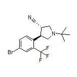 (3S,4R)-4-[4-Bromo-2-(trifluoromethyl)phenyl]-1-(tert-butyl)pyrrolidine-3-carbonitrile