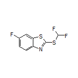 2-[(Difluoromethyl)thio]-6-fluorobenzo[d]thiazole