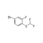 (4-Bromo-2-fluorophenyl)(difluoromethyl)sulfane