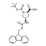 (2R,4R)-4-(Fmoc-amino)-1-Boc-pyrrolidine-2-carboxylic Acid