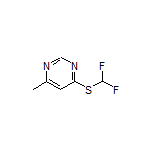 4-[(Difluoromethyl)thio]-6-methylpyrimidine