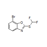 7-Bromo-2-[(difluoromethyl)thio]benzo[d]oxazole