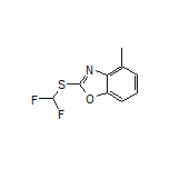 2-[(Difluoromethyl)thio]-4-methylbenzo[d]oxazole