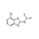 7-Chloro-2-[(difluoromethyl)thio]benzo[d]oxazole