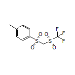 1-Methyl-4-[[[(trifluoromethyl)sulfonyl]methyl]sulfonyl]benzene