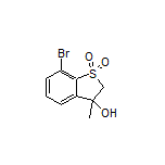 7-Bromo-3-hydroxy-3-methyl-2,3-dihydrobenzo[b]thiophene 1,1-Dioxide