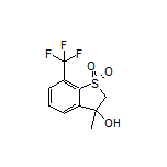 3-Hydroxy-3-methyl-7-(trifluoromethyl)-2,3-dihydrobenzo[b]thiophene 1,1-Dioxide