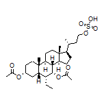 (R)-3-[(3R,5S,6R,7R,8S,9S,10S,13R,14S,17R)-6-Ethyl-3,7-dihydroxy-10,13-dimethylhexadecahydro-1H-cyclopenta[a]phenanthren-17-yl]butyl Hydrogen Sulfate