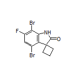 4’,7’-Dibromo-6’-fluorospiro[cyclobutane-1,3’-indolin]-2’-one