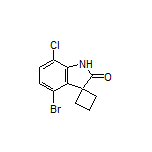 4’-Bromo-7’-chlorospiro[cyclobutane-1,3’-indolin]-2’-one