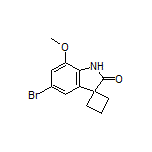 5’-Bromo-7’-methoxyspiro[cyclobutane-1,3’-indolin]-2’-one