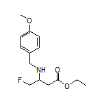 Ethyl 4-Fluoro-3-[(4-methoxybenzyl)amino]butanoate