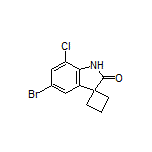 5’-Bromo-7’-chlorospiro[cyclobutane-1,3’-indolin]-2’-one