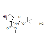 Methyl 3-(Boc-amino)pyrrolidine-3-carboxylate Hydrochloride