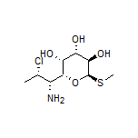 (2R,3R,4S,5R,6R)-2-[(1S,2S)-1-Amino-2-chloropropyl]-6-(methylthio)tetrahydro-2H-pyran-3,4,5-triol