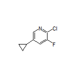 2-Chloro-5-cyclopropyl-3-fluoropyridine