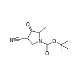 1-Boc-5-methyl-4-oxopyrrolidine-3-carbonitrile