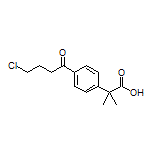 2-[4-(4-Chlorobutanoyl)phenyl]-2-methylpropanoic Acid