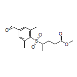 Methyl 4-[(4-Formyl-2,6-dimethylphenyl)sulfonyl]pentanoate