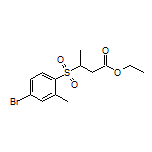 Ethyl 3-[(4-Bromo-2-methylphenyl)sulfonyl]butanoate