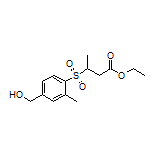 Ethyl 3-[[4-(Hydroxymethyl)-2-methylphenyl]sulfonyl]butanoate