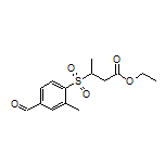 Ethyl 3-[(4-Formyl-2-methylphenyl)sulfonyl]butanoate