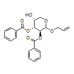 2-(Allyloxy)-5-hydroxytetrahydro-2H-pyran-3,4-diyl (3S,4R,5R)-Dibenzoate