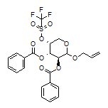 2-(Allyloxy)-5-[[(trifluoromethyl)sulfonyl]oxy]tetrahydro-2H-pyran-3,4-diyl (3S,4S,5R)-Dibenzoate