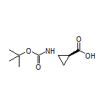 (1S,2S)-2-(Boc-amino)cyclopropanecarboxylic Acid