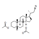 (3R,5S,7R,8R,9S,10S,13R,14S,17R)-17-[(R)-1-Cyanopropan-2-yl]-10,13-dimethylhexadecahydro-1H-cyclopenta[a]phenanthrene-3,7-diyl Diacetate