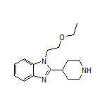 1-(2-Ethoxyethyl)-2-(4-piperidyl)benzimidazole