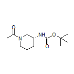 (R)-1-[3-(Boc-amino)piperidin-1-yl]ethan-1-one