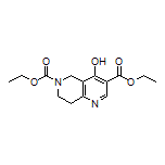 Diethyl 4-Hydroxy-7,8-dihydro-1,6-naphthyridine-3,6(5H)-dicarboxylate