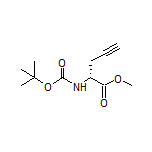 Methyl (R)-2-(Boc-amino)-4-pentynoate