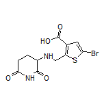 5-Bromo-2-[[(2,6-dioxopiperidin-3-yl)amino]methyl]thiophene-3-carboxylic Acid