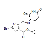 tert-Butyl 5-Bromo-2-[[(2,6-dioxopiperidin-3-yl)amino]methyl]thiophene-3-carboxylate