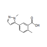 2-Methyl-5-(1-methyl-1H-pyrazol-5-yl)benzoic Acid