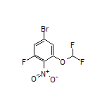 5-Bromo-1-(difluoromethoxy)-3-fluoro-2-nitrobenzene