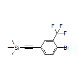 [[4-Bromo-3-(trifluoromethyl)phenyl]ethynyl]trimethylsilane