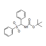 N-Boc-1-phenyl-1-(phenylsulfonyl)methanamine