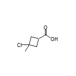 3-Chloro-3-methylcyclobutane-1-carboxylic Acid