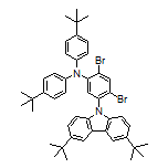 2,4-Dibromo-N,N-bis[4-(tert-butyl)phenyl]-5-(3,6-di-tert-butyl-9H-carbazol-9-yl)aniline