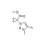 Methyl 1-(3,4-Diiodo-1H-pyrazol-1-yl)cyclopropane-1-carboxylate