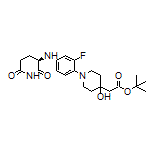 tert-Butyl (R)-2-[1-[4-[(2,6-Dioxopiperidin-3-yl)amino]-2-fluorophenyl]-4-hydroxypiperidin-4-yl]acetate