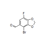 4-Bromo-7-fluorobenzo[d][1,3]dioxole-5-carbaldehyde
