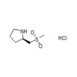 (R)-2-[(Methylsulfonyl)methyl]pyrrolidine Hydrochloride