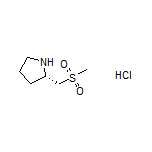 (S)-2-[(Methylsulfonyl)methyl]pyrrolidine Hydrochloride