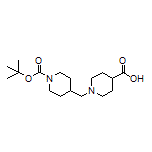 1-[(1-Boc-4-piperidyl)methyl]piperidine-4-carboxylic Acid